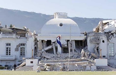 Haiti Presidential Palace In Ruins