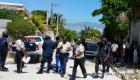 PHOTO: Haiti Police in front of Home of Candidate Jovenel Moise