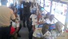 PHOTO: Haiti Police - Bus loaded with Haitian police officers