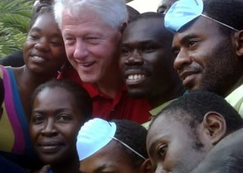 Bill Clinton in Haiti - Visit to Ghesikio