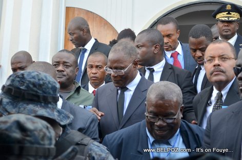 PHOTO: Haiti President Jocelerme Privert Hinche - Ordination Monseigneur Desinord Jean