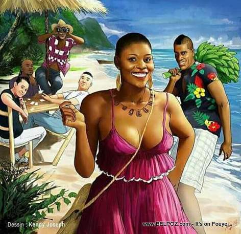 Image - Haitian Music Artists on the Beach