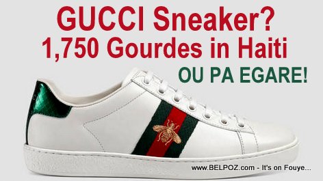 Gucci Ace embroidered Women's Sneaker - 1,750 Haitian Gourdes!