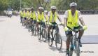 Photo: Haiti Police Nationale (PNH) sou Bicyclette