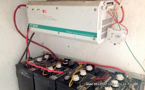 Backup Power in Haiti - Power inverters and deep cycle batteries