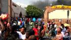 PHOTO: Haiti, manifestan PIYE Delimart -  Looting at Delimart market - Delmas, Haiti