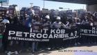 PHOTO: Kote Kob PetroCaribe a #PetroCaribeChallenge - Haitians Protesting