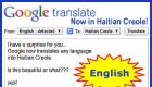 Google Translate Haitian Creole