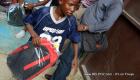 PHOTO: This Haitian student got a free school bag courtesy of Senator Rony Celestin