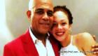 Malaika-Michel Martelly and her father, ex Haiti president Michel Martelly
