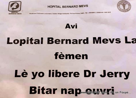 Haiti - Bernard Mevs Hospital closed until kidnapped doctor is released