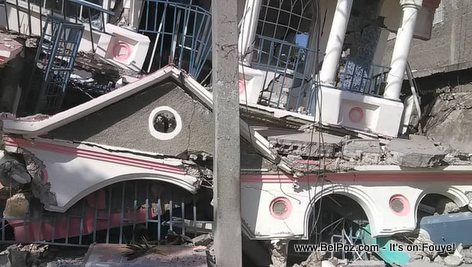 Haiti Earthquake August 14 2021 - Numerous buildings collapsed in the Grand Sud