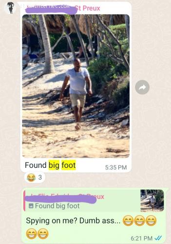 We found Bigfoot - My dumbass brother cracking jokes on me