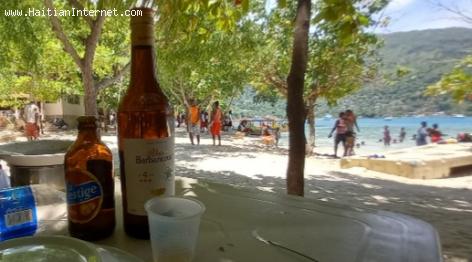 Labadie Haiti, hanging out in one of the public beaches in the Labadie peninsula