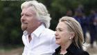 Hillary Clinton and Sir Richard Branson in Caracol Haiti