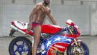 Wyclef Jean, Half-Naked on a Motorcycle!