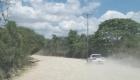 Unpaved Dirt Road in Haiti