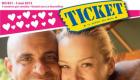 Laurent Lamothe and Petra Nemcova - Front page of Ticket Magazine