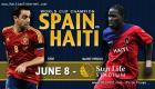 Soccer Poster: Spain Vs Haiti - June 8 2013 Sun Life Stadium