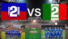 football: Italy vs Haiti in Brazil