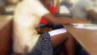 Haitian Student Cheating on an Exam