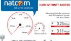 Haiti Internet Access - DSL Speed Test - Natcom (Reduced Speed)