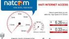 Haiti Internet Access - DSL Speed Test - Natcom (High Speed)