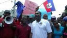 Haiti Depute Arnel Belizaire at a Protest 10 June 2014