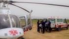 PHOTO: Haiti Air Ambulance - Yon Diabetik monte Helicopter Ambulance la pou ale lopital Cap Haitien
