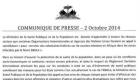 Haiti: EBOLA Communiqué de Presse - 2 Octobre 2014