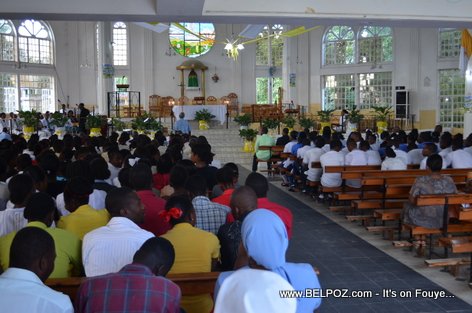 Church Ceremony - Charlemagne Peralte Death Anniversary 2014 - Hinche Haiti