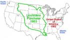 Map Of  The Louisiana Purchase