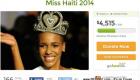 Miss Haiti Carolyn Desert Raises $4,515 Online in Two Days