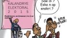 PHOTO: Haiti Caricature - Kalandrye Electoral 2015 - Opozisyon ap Reflechi