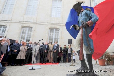 PHOTO: New Toussaint Louverture Statue in La Rochelle France